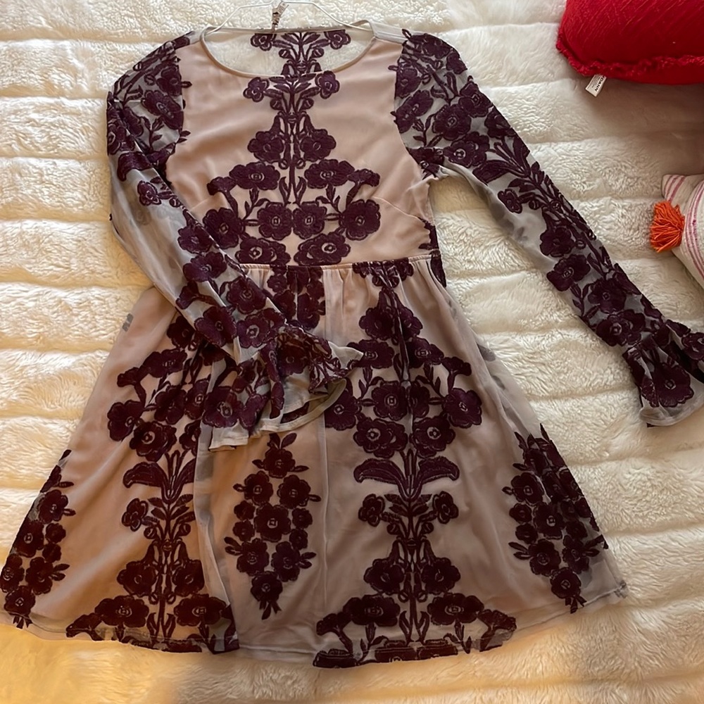 For Love and Lemons Free People Long Sleeve Dress Size XS